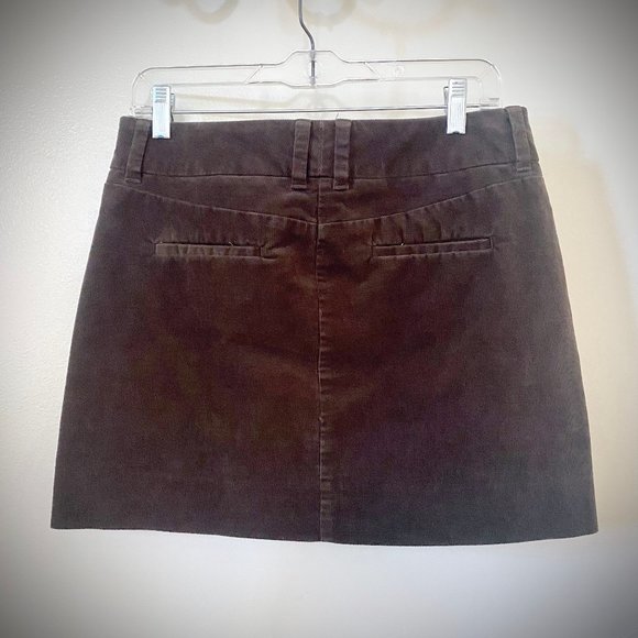 J. Crew Brown Corduroy Stretch Mini Skirt - Picture 3 of 9